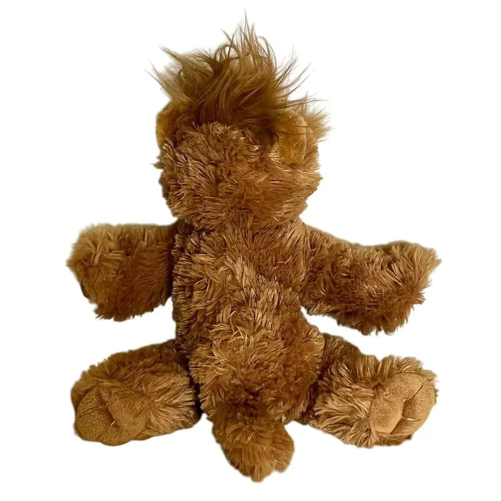 Dark Brown Shaggy Mane Lion Plush Small Size